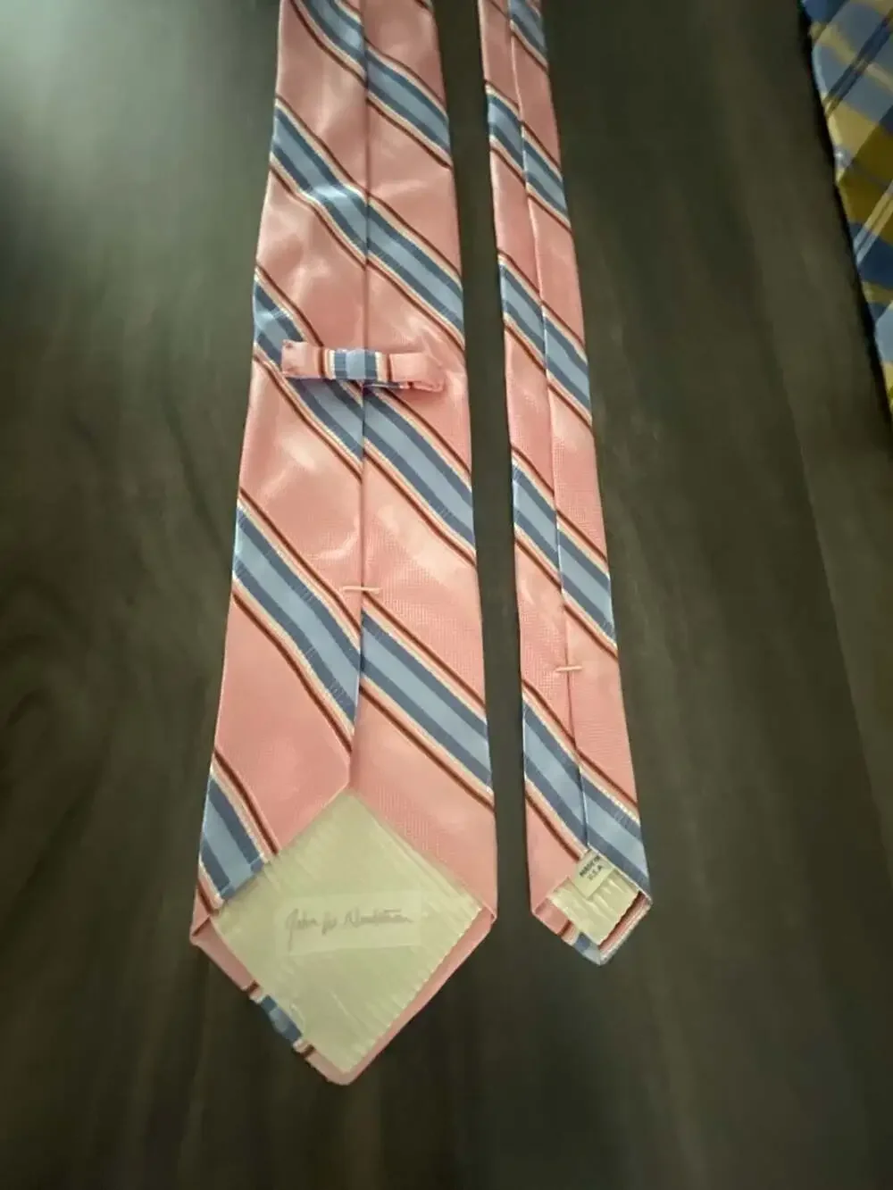 John W. Nordstrom and Nordstrom Men's Necktie Set (Striped and Plaid)